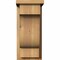 Ekena Millwork Newport Rough Sawn Corbel w/Backplate, Western Red Cedar, 8"W x 10"D x 18"H COR08X10X18NEW01RWR - alternate 4